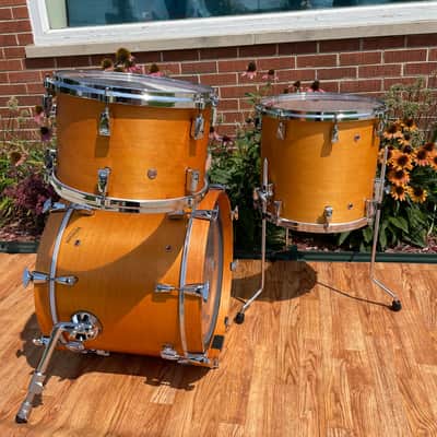 Yamaha Absolute Hybrid Maple Bop Kit Vintage Natural 18/12/14 *Mint!* image 15