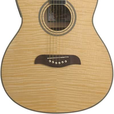 Oscar Schmidt Auditorium Acoustic Electric Guitar - Natural - OACEFN image 1