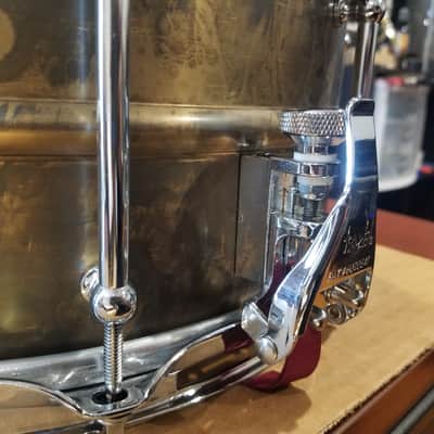 Taye Metalworks 2mm Brass Snare Drum - 14x6.5 image 3