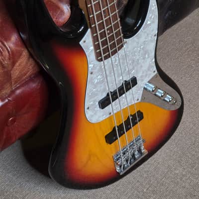 ESP Jazz Bass J-Four Sunburst Ex-Artist Studio Pro Bass Guitar MIJ Japan image 16