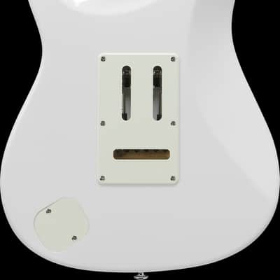 IBANEZ Luca Mantovanelli Signature E-Gitarre 6-String - Luna White + Koffer image 5