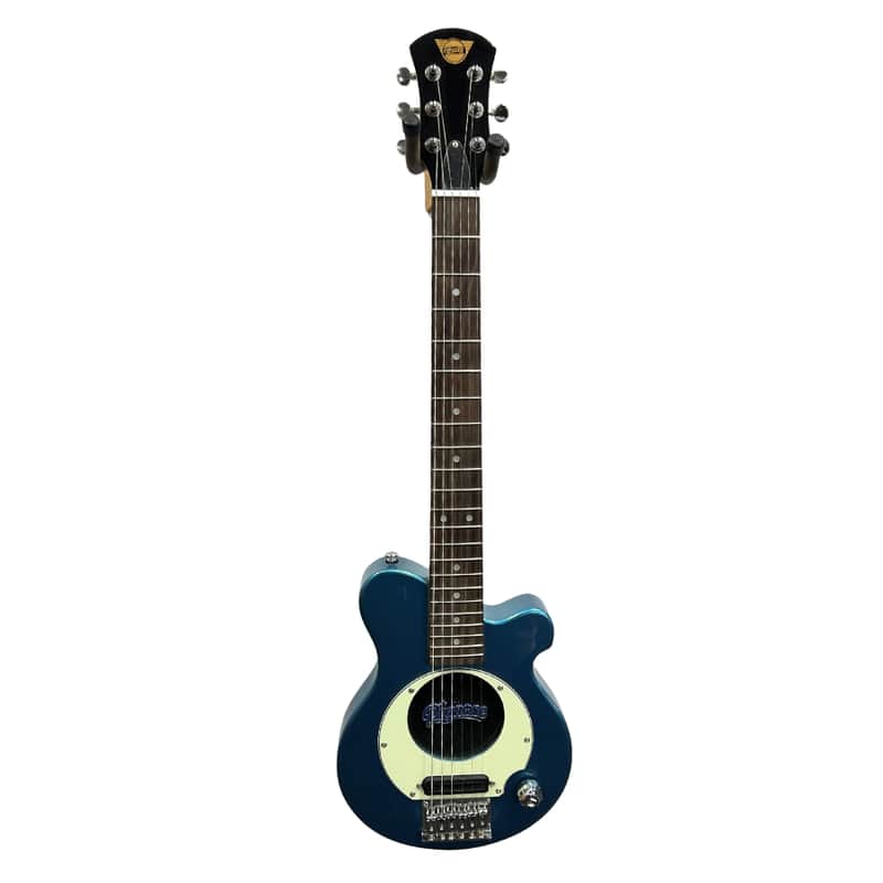 Pignose PGG Travel Guitar with Built-In Amp - Metallic Blue image 1