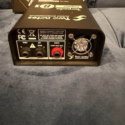 Two Notes Torpedo Captor Loadbox/Attenuator/DI - 8 Ohm 2010s - Black image 2