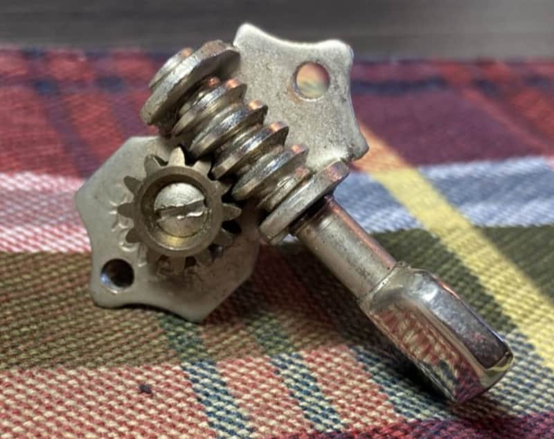 Vintage 1950s 1960s Grover / Martin Open Back Sta-Tite Tuner, Bass Side image 1