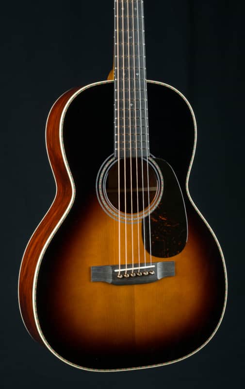 Martin 00-28 12-Fret Custom Premium Cocobolo and Adirondack Spruce Sunburst NEW image 1