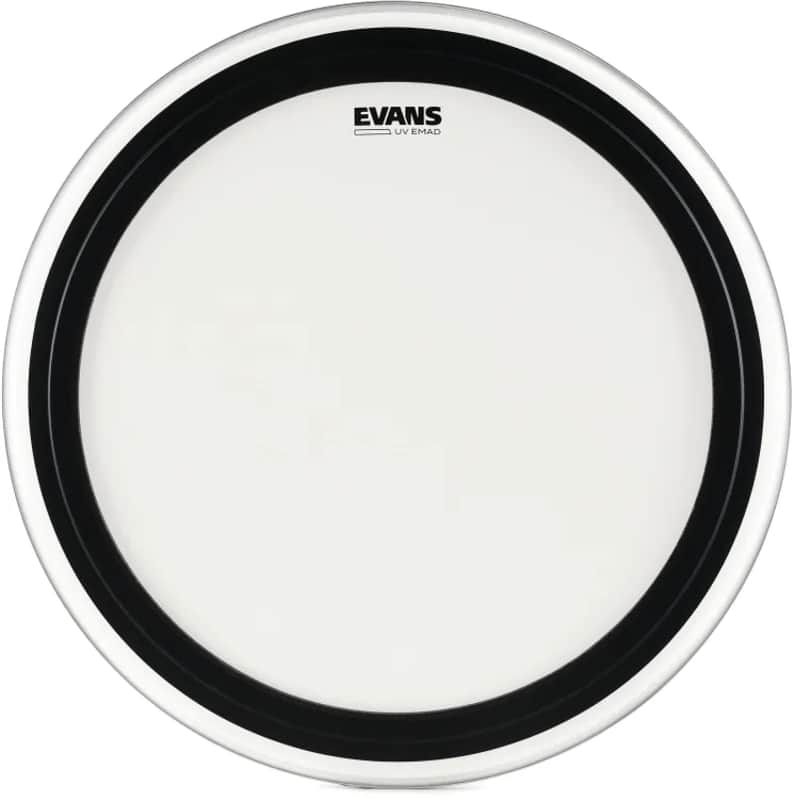 Evans 22" EMAD UV Coated Batter Bass Drumhead image 1