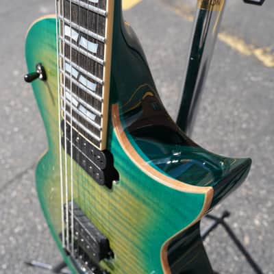 ESP USA Eclipse Lime Burst 6-String Electric Guitar w/ Form Fit Case (2024) image 9