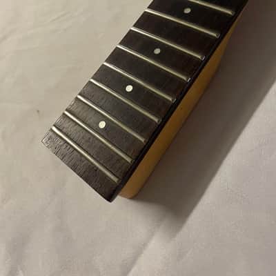 One And Only Custom Electric Guitar Neck 22 Frets Rosewood 1990s Bengal Stripe image 4