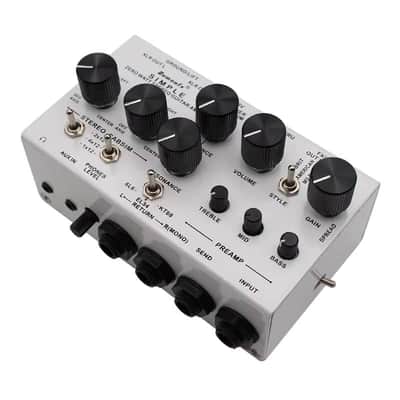 Demonfx SIMPLE DI Box Effect Pedal Preamp Simulator Power Amp Simplifier Pedal Stereo Cab Sim for Electric Guitar image 2
