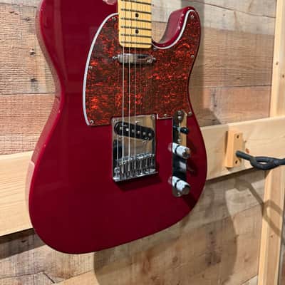 Fender American Deluxe Telecaster Ash with Maple Fretboard - 2011 - Wine Transparent image 3