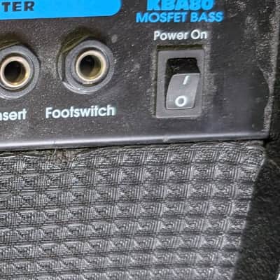 Kustom KBA 80 80-watt MOSFET Bass Amplifier image 4