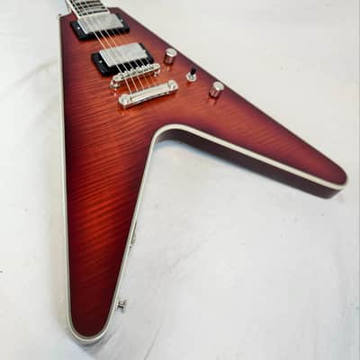 Epiphone Flying V Prophecy, Aged Bengal Tiger Burst, w/Premium Gig Bag image 9