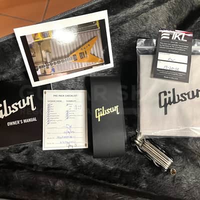 Gibson Flying V EXP Dave Mustaine Antique Natural 2022 Ex Demo image 7