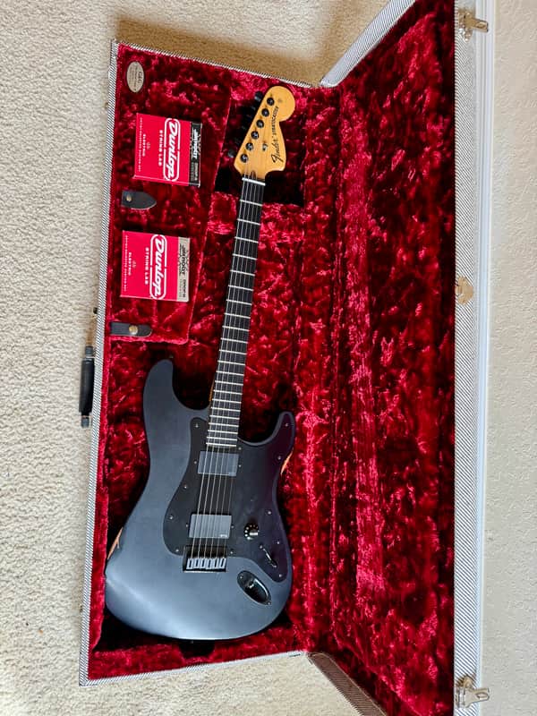 Fender Jim Root Artist Series Signature Stratocaster 2010 - Present - Satin Black image 1