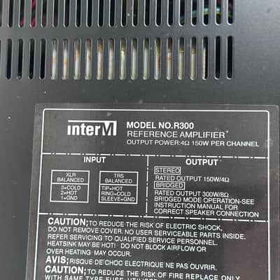 Inter-M R300 Plus Reference Power Amplifier image 8