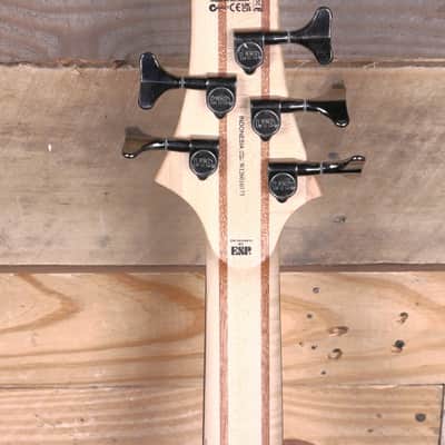 ESP B-205SM Fretless 5-String Bass Natural image 7