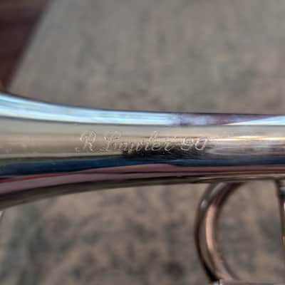 Roy Lawler Bb Trumpet (1990) | Serial #098 | 24B Bell | #2 Leadpipe | Silver Plate image 2