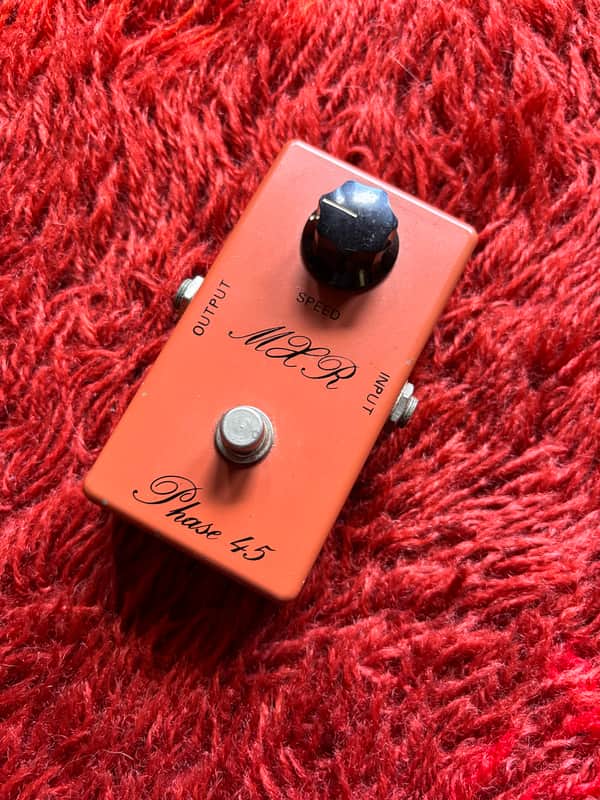 MXR MX-105 Script Phase 45 1973 - 1975 - Orange with Box and Spec Sheet image 1