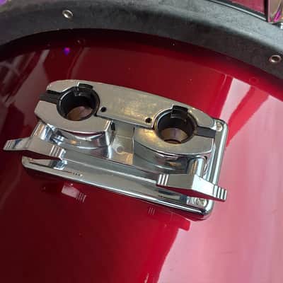 Peavey bass drum Radial PRO 501 22" * strong loud tone * double-braced hardware * fine wine red metallic finish*rare/hard to find... image 7