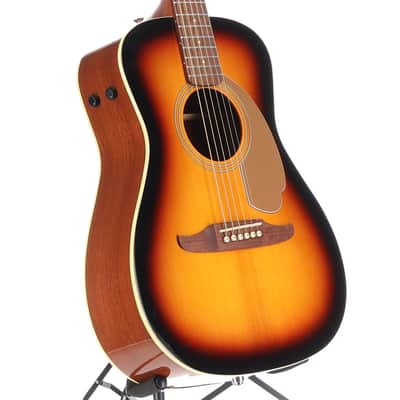 Fender Malibu Player, Walnut Fingerboard, Gold Pickguard, Sunburst (AA4) (08167) image 3