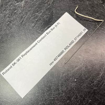 ORIGINAL Roland Replacement 8P Contact Bus Bar (Matsushita SK-361x Keybeds) (071H051) for Juno-6, Juno-60, EP-11, EP-6060, etc