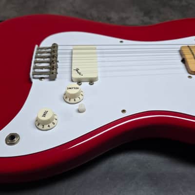 1981 Fender Bullet H-1 American Stratocaster with Telecaster Headstock Red Vintage 80s 1980's made in USA 1H Guitar with original hard case OHSC RARE image 25