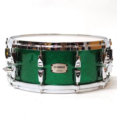 Yamaha Absolute Hybrid Maple 14x6 Snare Drum - Jade Green Sparkle - NEW (AMS-1460) image 1