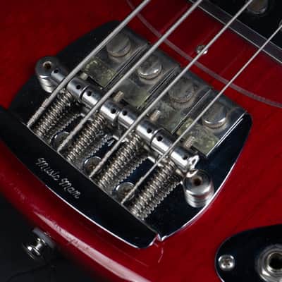 Ernie Ball Music Man Sting Ray 2 EQ 1988 - Transcluent Red image 9