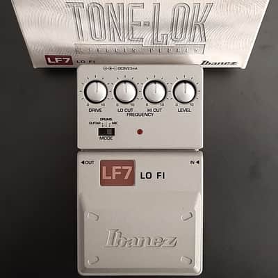 1990s-Early 2000s - Boxed with Manual - Ibanez LF7 Lo Fi Series 7 ToneLok Tone-Lok 2000s 2000s - Grey