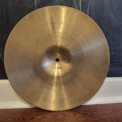Vintage 1960s A Avedis Zildjian 14" Hi-hat Cymbal 1355g image 2