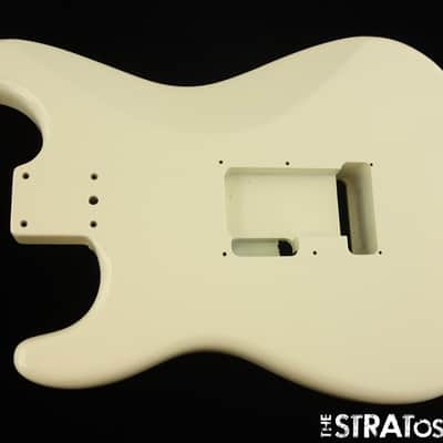 American Fender CLAPTON Strat BODY USA Stratocaster Guitar Olympic White image 3