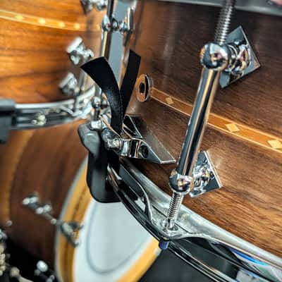 Craviotto Walnut with Cherry Inlay 4 Piece Shell Pack image 10