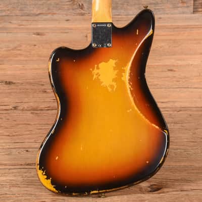 Fender WW10 '59 Reissue Jazzmaster Heavy Relic Aged 3-Color Sunburst 2022 image 3