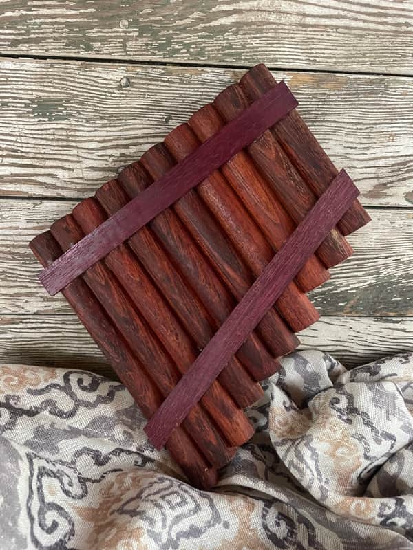 Sunlight Music Company Panflute 2025 - Jatoba and Purpleheart image 1
