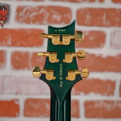 PRS Dragon III #46 of 100 Quilted Maple Top Teal Black /Brazilian Rosewood 1994 w/OHSC image 10
