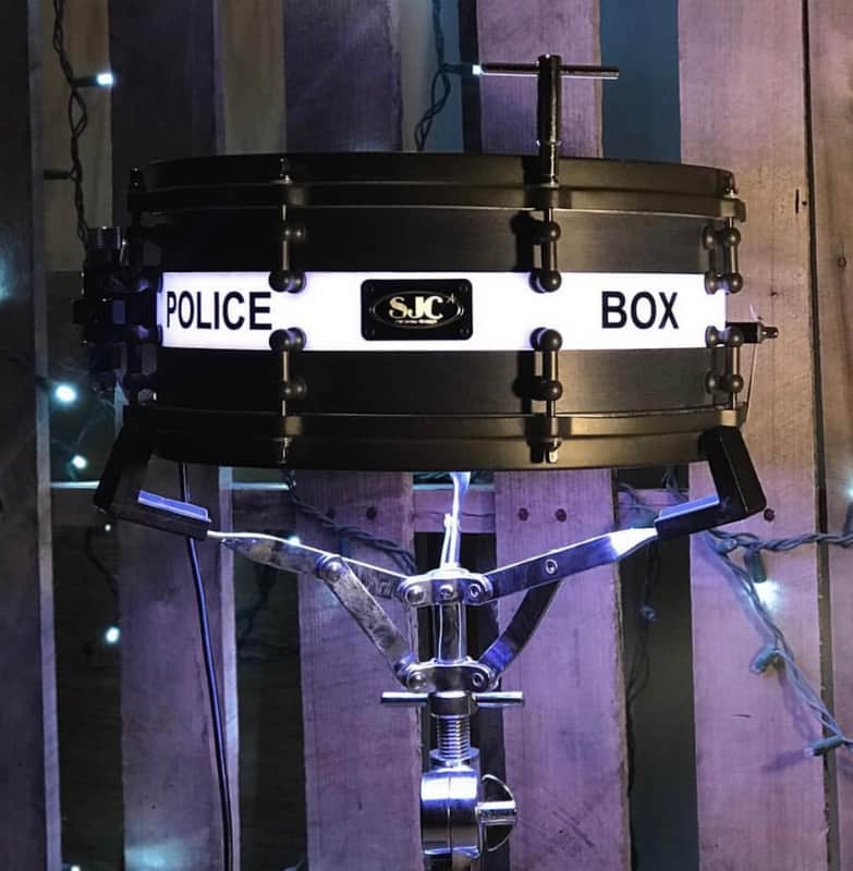 SJC Custom Drums, dr who snare image 1