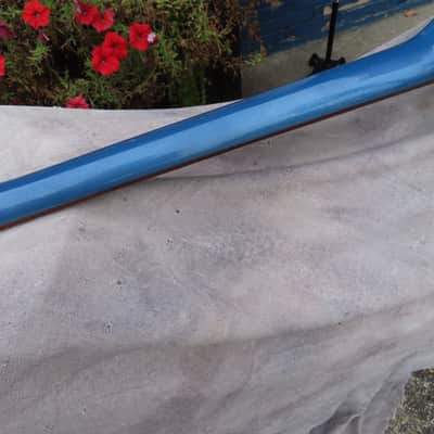 GIBSON EBO early 1970 PELHAM BLUE SLOTTED HEADSTOCK ORIGINAL refinished image 16