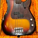 Fender Custom Shop 1960 Precision Bass Heavy Relic - 3 Color Sunburst