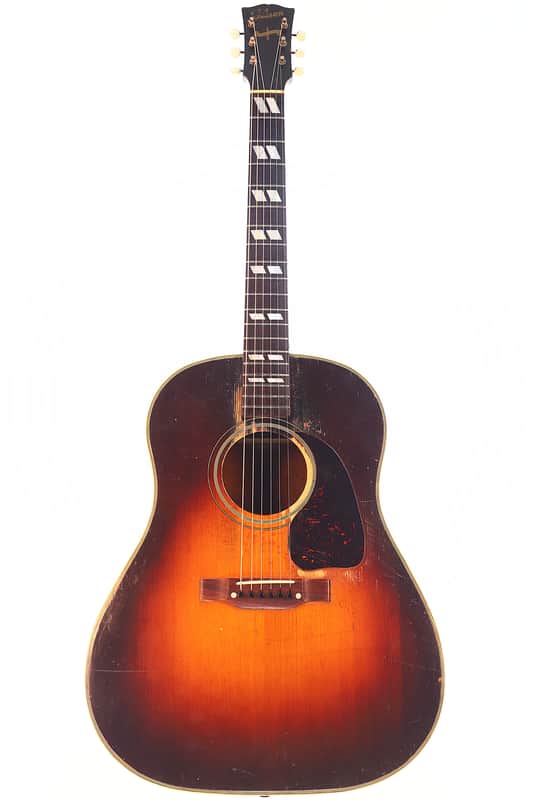 Gibson Southern Jumbo 1943 Banner acoustic guitar - war years, character and the unmistakable Gibson slope-shoulder sound - check video! image 1