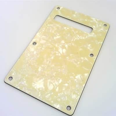 True Custom Shop® Aged Pearl Cream Modern Tremolo Spring Cover for Fender Standard Stratocaster image 4