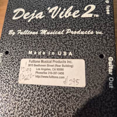Fulltone Deja'2 1999 - Black image 3
