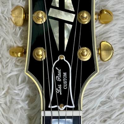 2005 Gibson Custom Shop Les Paul Custom 1957 Reissue Ebony "Black Beauty" -LPB-7 image 6