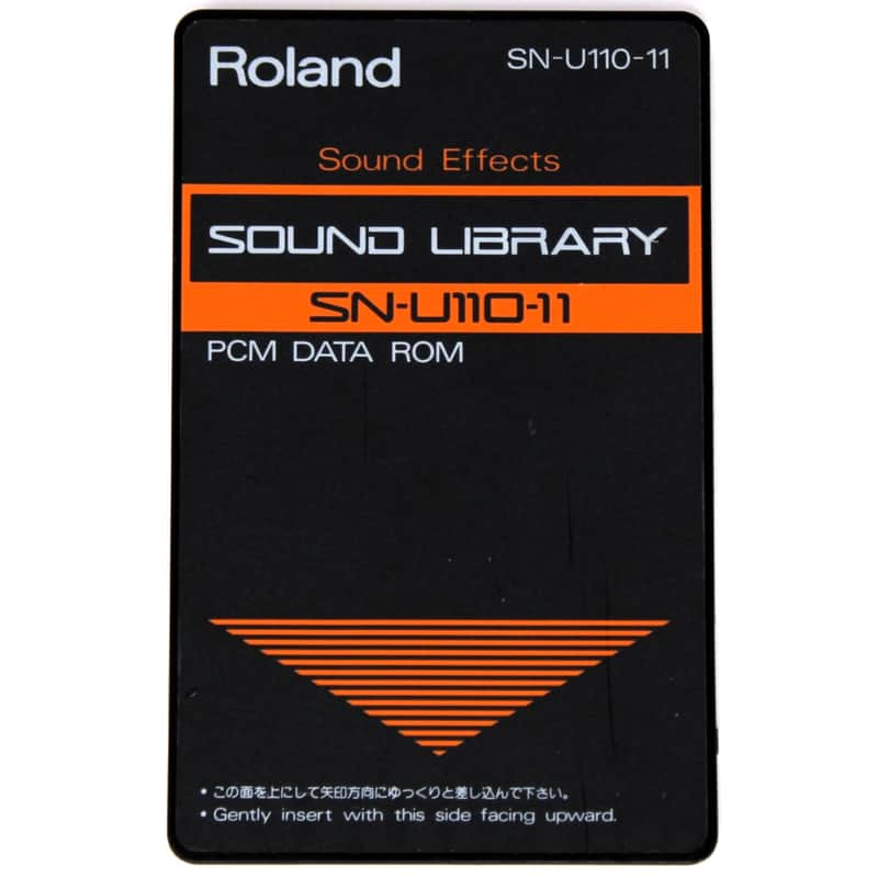 Roland SN-U110-11 Sound Effects Sound Library Rom Card For U-110 U-220 image 1