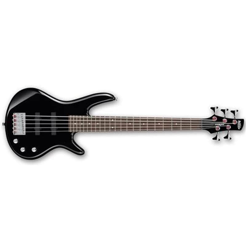 Ibanez miKro Series GSRM25 5-String Electric Bass Guitar, Black image 1