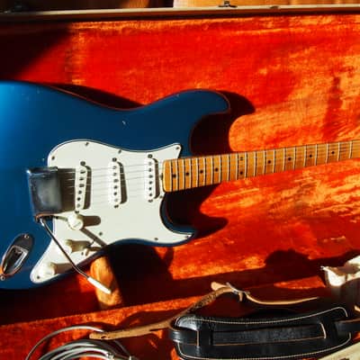1954 Fender Stratocaster - Lake Placid Blue factory refin + HSC image 2