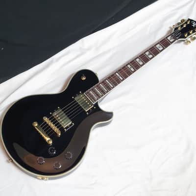 MICHAEL KELLY Patriot Vintage GUITAR Gloss Black + Gold Hardware w/ HARD CASE image 3