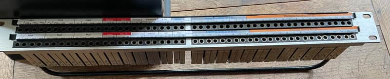 Mosses & Mitchell 96. pt. TT patchbay mid 90s - NICKEL/ BLACK image 1