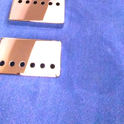 D'Angelico Humbucking Pickup Covers Chrome 2020 - Chrome image 4