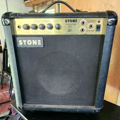 Stone Performer SBA-20 Bass Guitar Amplifier 2005 - Present Black & Gold! SICK BASS PRACTICE AMP!! WORKS PERFECT!! image 5