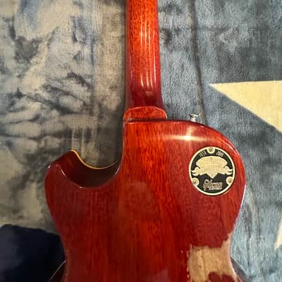 Gibson Gibson Custom Shop 60th Anniversary '59 Les Paul Washed Cherry Tom Murphy Painted and Aged - Washed Cherry Tom Murphy Painted and Aged image 9